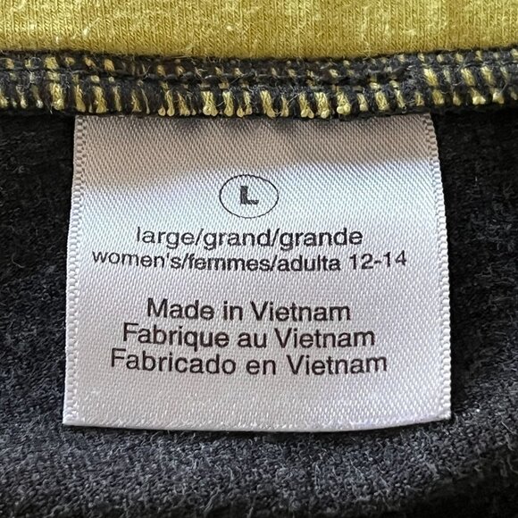 Danskin‎ Womens 12-14 Large Gray Athletic Pullon Drawstring Pants - Picture 9 of 9